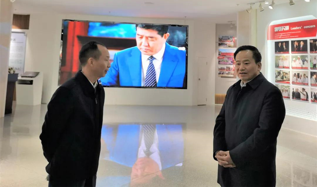 长沙高新区党工委书记周庆年一行赴ok138太阳集团开展走新春活动