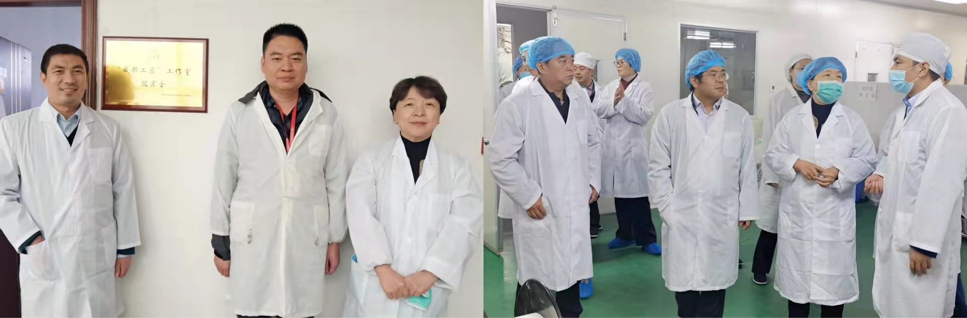 ok138太阳集团集团副总裁刘春凤一行莅临金鼎药业调研指导工作